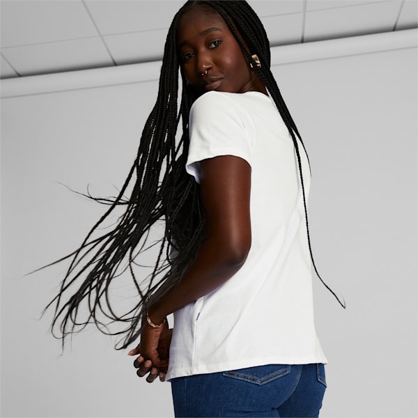 Upfront Line Women's T-Shirt, PUMA White, extralarge