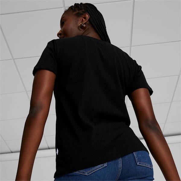 T-shirt Ombre Script Femme , PUMA Black, extralarge