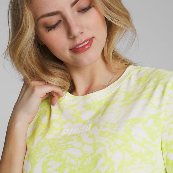Power AOP Women's Tee , Lily Pad, extralarge