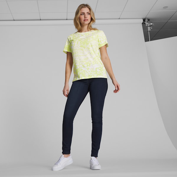 Power AOP Women's Tee , Lily Pad, extralarge