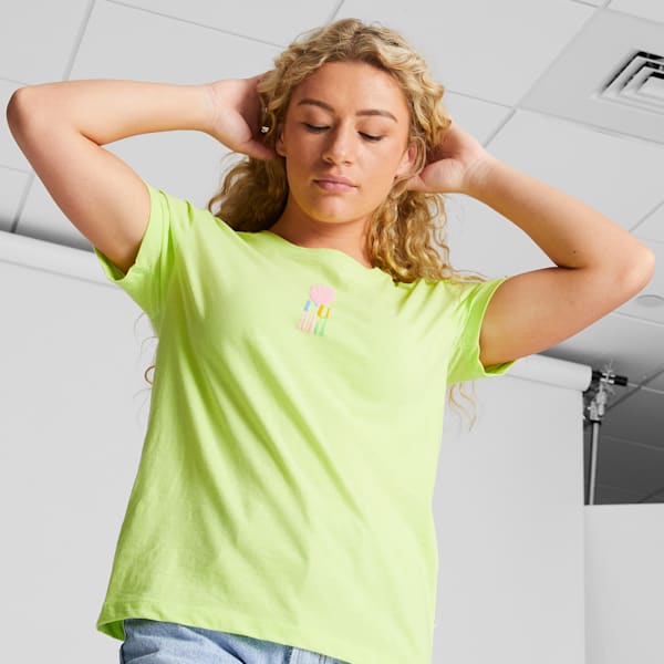 Stacked A-OK Women's Tee , Lily Pad, extralarge