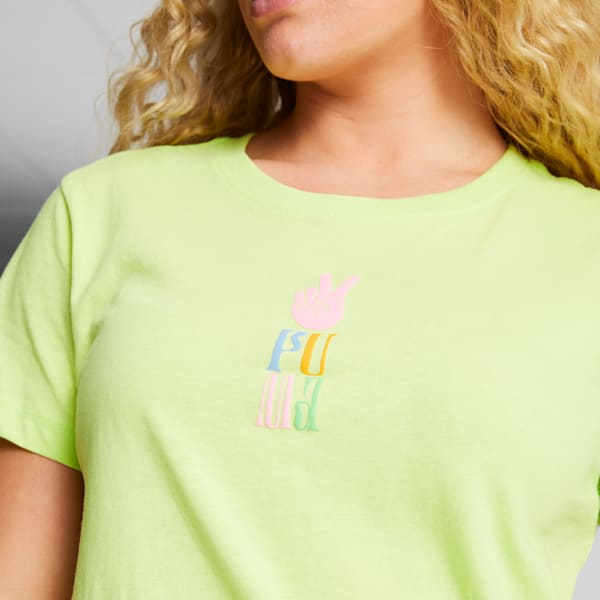 Stacked A-OK Women's Tee , Lily Pad, extralarge