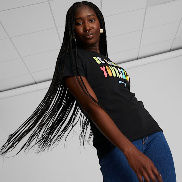 Be Kind To Yourself Women's Tee, PUMA Black, extralarge