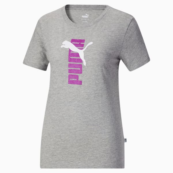 Pink and white puma shirt discount