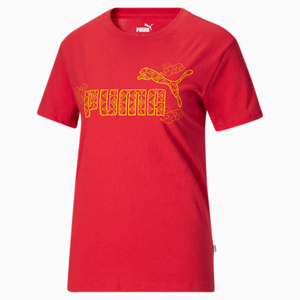 CNY #1 Logo Graphic Women's Tee, For All Time Red