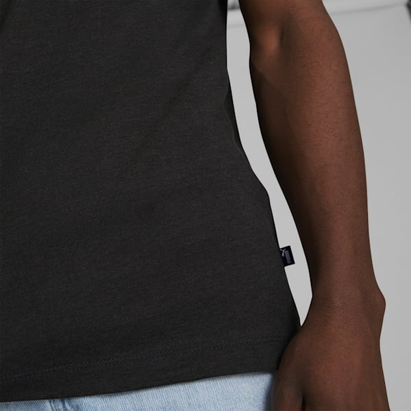 Essentials Men's Heather Tee, PUMA Black Heather, extralarge