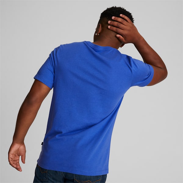 Essentials Men's Logo Tee, Dazzling Blue, extralarge