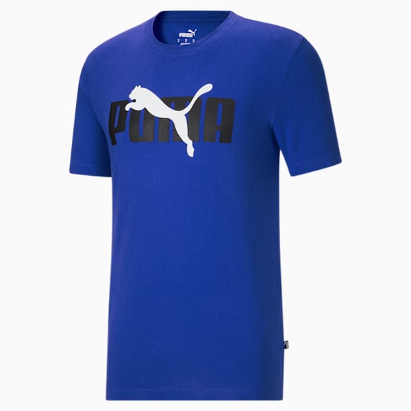 PUMA Cat Overlap Men's Tee, Royal Sapphire, extralarge