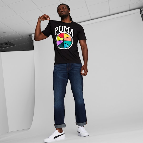 Box Out Ball Men's Tee, PUMA Black, extralarge