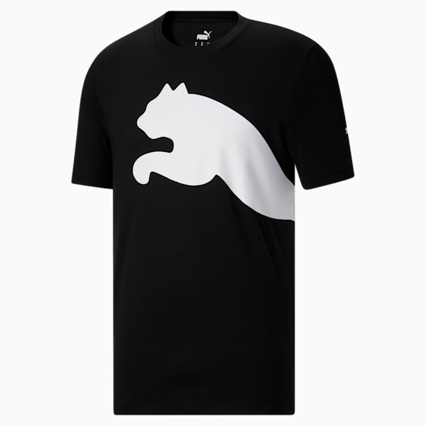 Oversized Logo Men's Tee, PUMA Black, extralarge