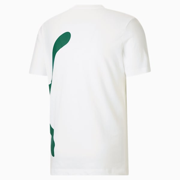 Camiseta con logo extragrande para hombre, Puma White, extralarge