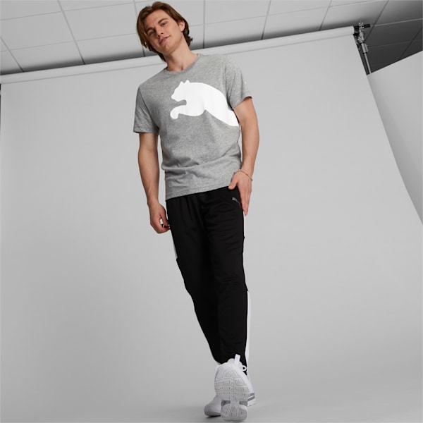 Oversized Logo Men's Tee, Medium Gray Heather, extralarge