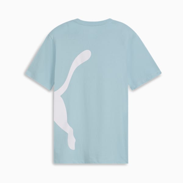 Oversized Logo Men's Tee, Turquoise Surf, extralarge