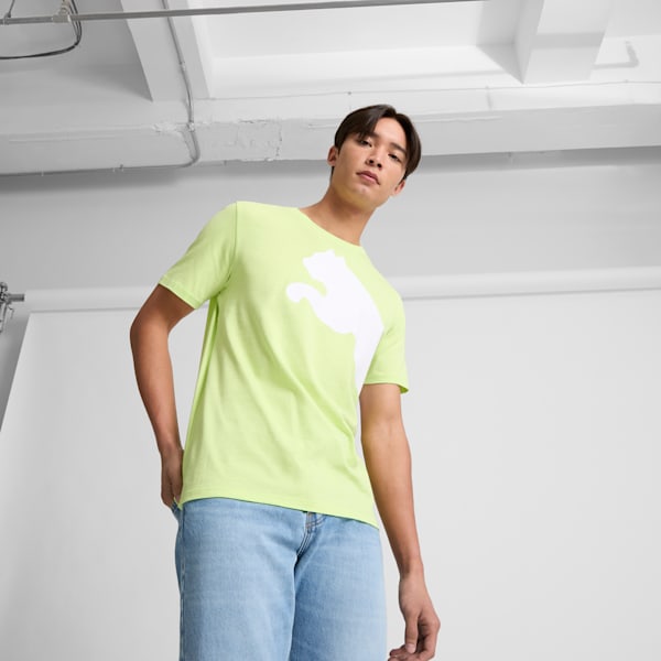 Oversized Logo Men's Tee, Lily Pad, extralarge