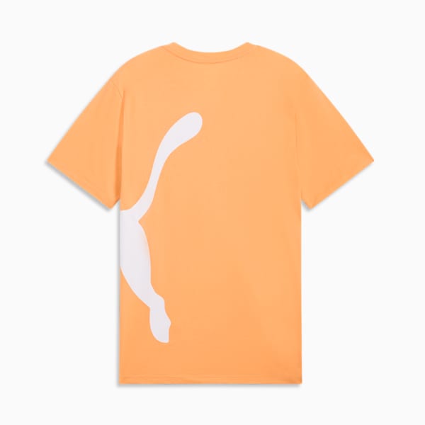 Oversized Logo Men's Tee, Clementine, extralarge