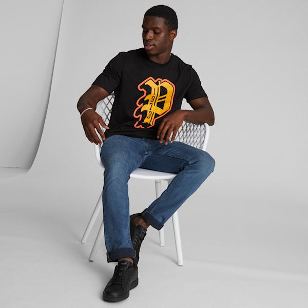 Dylan Logo Men's Tee, PUMA Black, extralarge