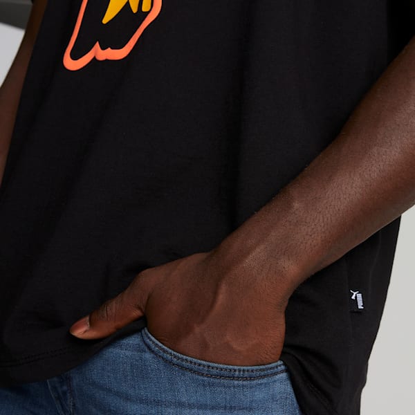Dylan Logo Men's Tee, PUMA Black, extralarge