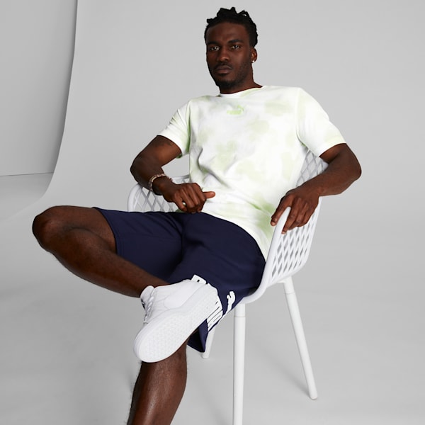 Camiseta para hombre con teñido tie-dye Cloud, Light Mint, extralarge