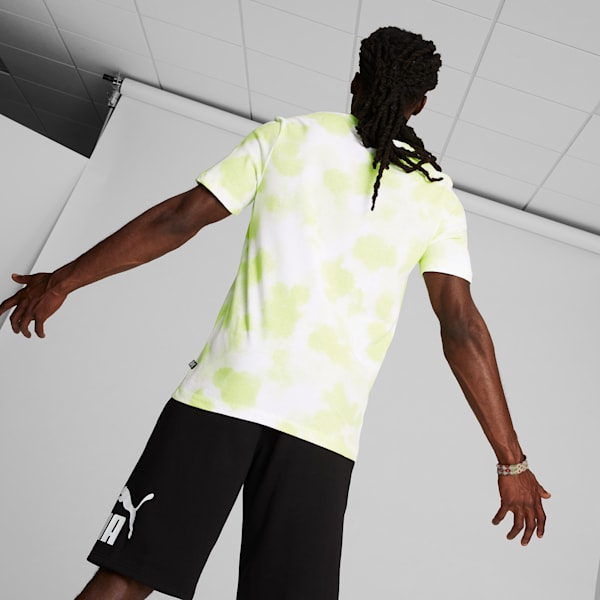 T-shirt Cloud Tie Dye Homme, Lily Pad, extralarge