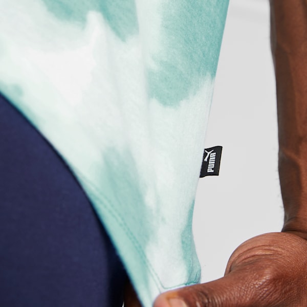 Camiseta para hombre con teñido tie-dye Cloud, Hero Blue, extralarge
