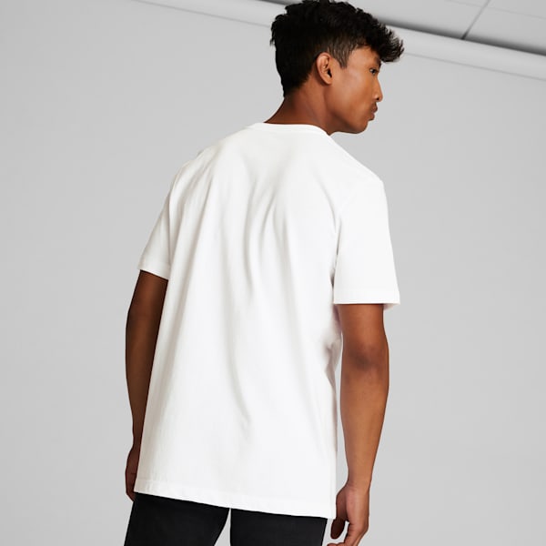 Camiseta para hombre Hoops Court, PUMA White, extralarge