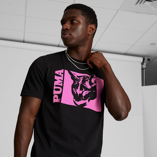 Pink puma shirt on sale