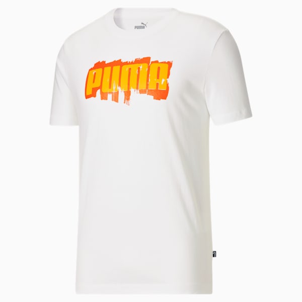 PUMA Paint Men's Tee, PUMA White, extralarge