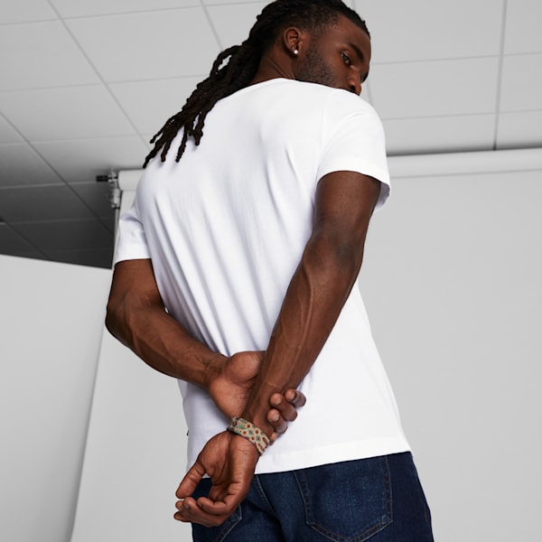 White shirt top for men paint