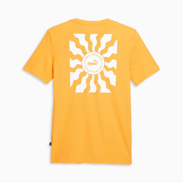 Sun Ray Circle Men's Tee, Mustard Seed, extralarge