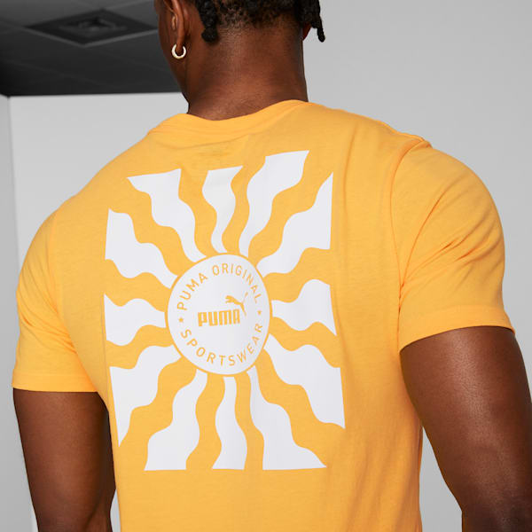 T-shirt Sun Ray Circle Homme, Mustard Seed, extralarge