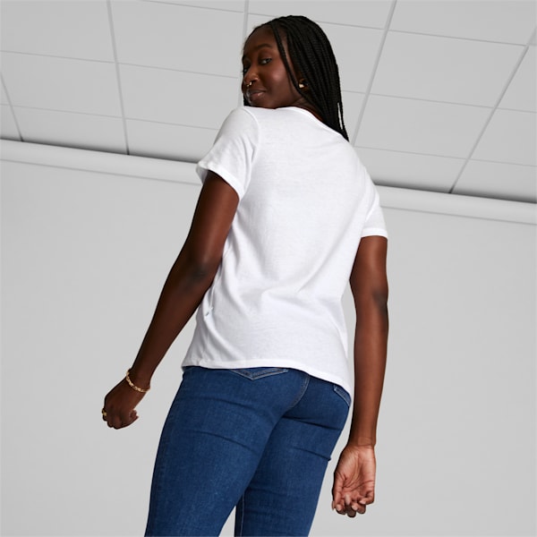 Ombre Shimmer Women's Tee, PUMA White, extralarge