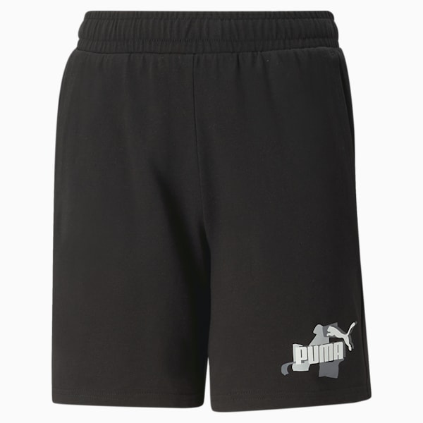 Street Art Youth Regular Fit Shorts, PUMA Black, extralarge-IND