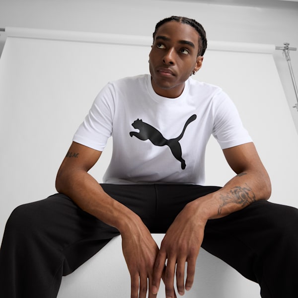 Playera para hombre Essentials Big Cat, PUMA White, extralarge