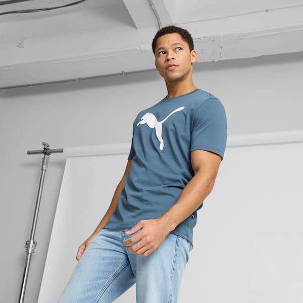 Essentials Big Cat Men's Tee, Gray Skies, extralarge
