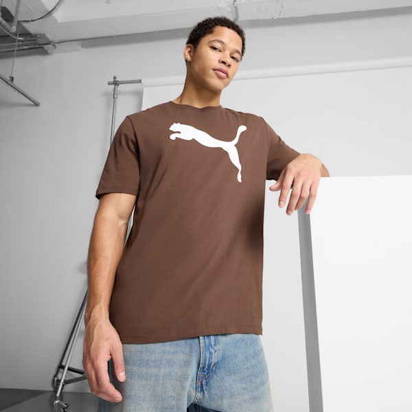 Essentials Big Cat Men's Tee, Espresso Brown, extralarge