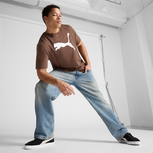 Essentials Big Cat Men's Tee, Espresso Brown, extralarge
