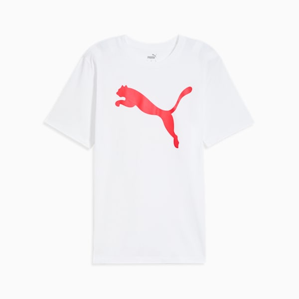 Essentials Big Cat Men's Tee, PUMA White-For All Time Red, extralarge