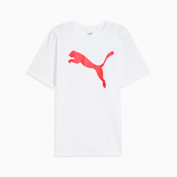 Playera para hombre Essentials Big Cat, PUMA White-For All Time Red, extralarge