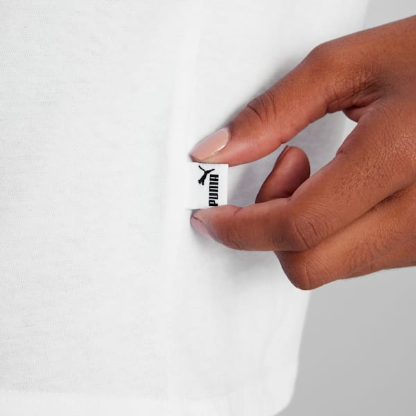 Sudadera con capucha para mujer Essentials Big Cat Logo, PUMA White, extralarge