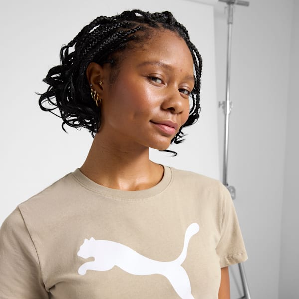Essentials Big Cat Logo Women's Tee, Oak Branch, extralarge