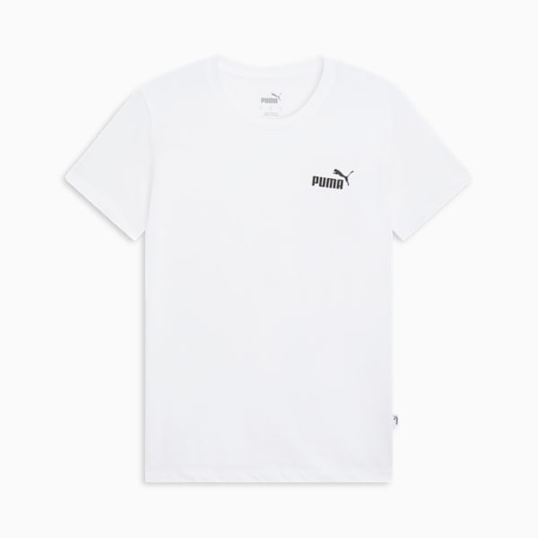 Puma Women s Essentials Small Logo Tee White T shirts