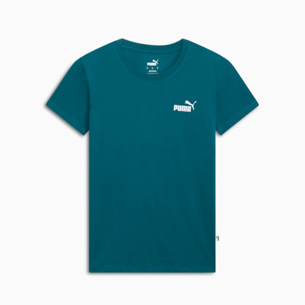 ESSENTIALS Small Logo Women's Tee, Cold Green, extralarge