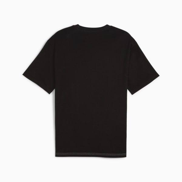 Playera para hombre PUMA POWER Colorblock, PUMA Black, extralarge
