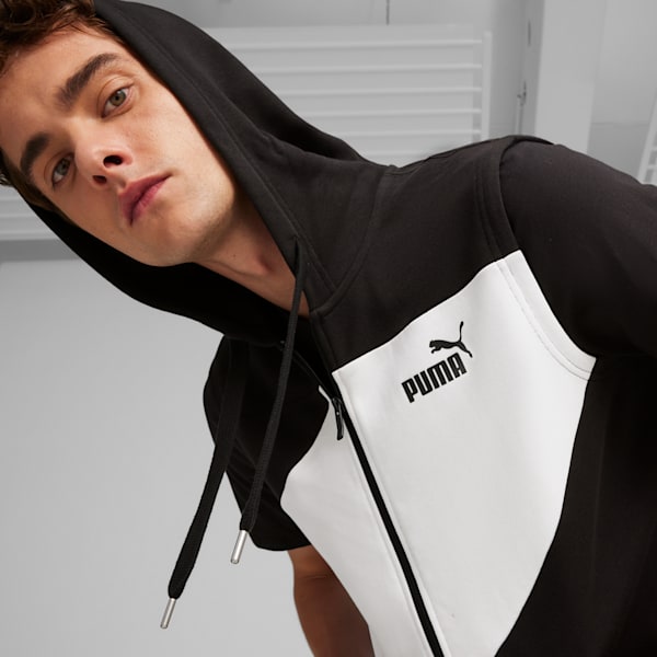 PUMA POWER Men's Sleeveless Hoodie, PUMA Black, extralarge