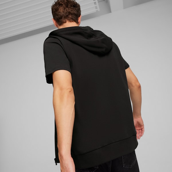 PUMA POWER Men's Sleeveless Hoodie, PUMA Black, extralarge