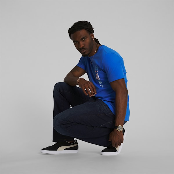 PUMA Font Mix Men's Tee, Royal Sapphire, extralarge