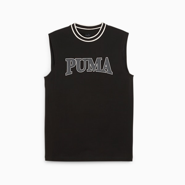 Camiseta sin mangas PUMA SQUAD para hombre, PUMA Black, extralarge