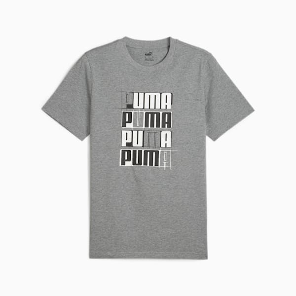 LOGO LAB Men's T-shirt, Medium Gray Heather, extralarge-IND