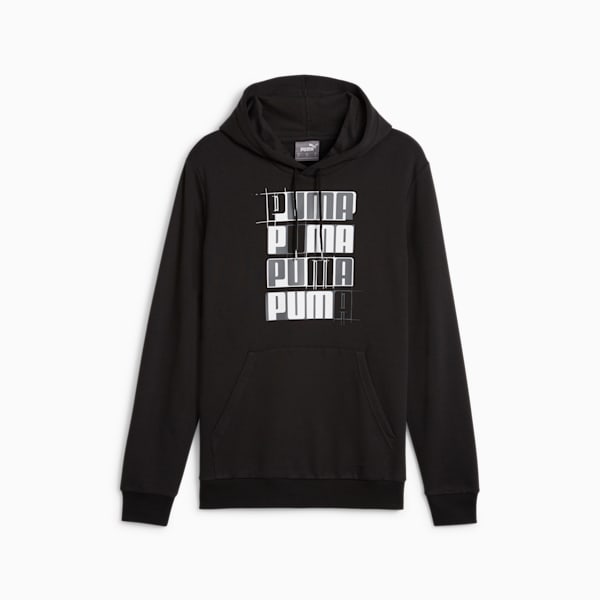 Chandail à capuche ESS+ LOGO LAB Homme, PUMA Black, extralarge