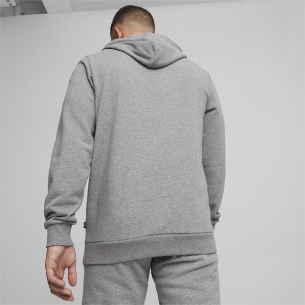 Sudadera con capucha para hombre ESS+ LOGO LAB, Medium Gray Heather, extralarge